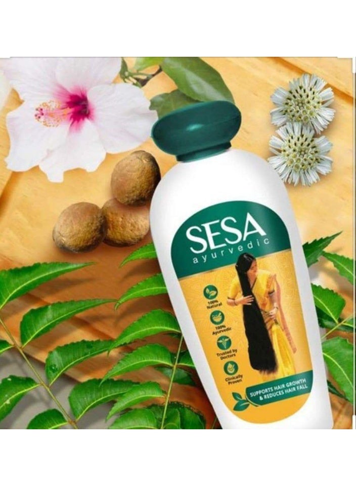 سيسا زيت سيسا الأخضر الأصلي Sesa Oil  لعلاج تساقط الشعر وتطويله وتنعيمه من الجذور حتى الأطراف | 100 مل - Image 3